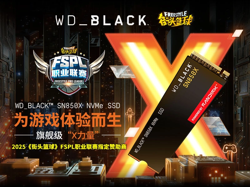 以体验为核心WD_BLACKSSD赋能2025《街头篮球》FSPL职业联赛