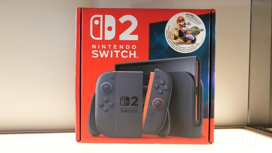 任天堂于英国市场推出Switch2与马里奥赛车世界的同捆套装，随套装附赠12个月NSO会员