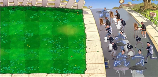 全明星鬼畜植物大战僵尸最新版图1