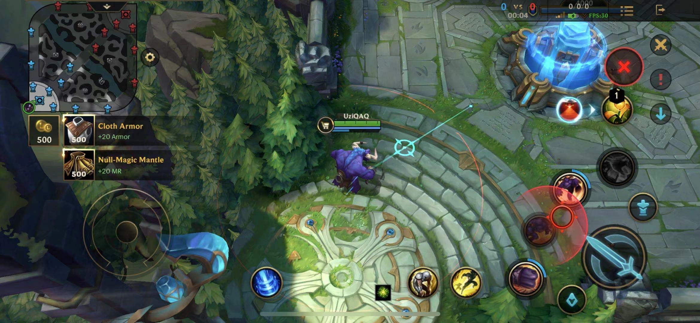 英雄联盟手游牛头二连智能施法设置技巧牛头二连操作攻略