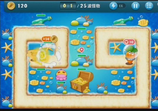 保卫萝卜深海10关布局指南，对称式塔防摆放是守护成功的核心！