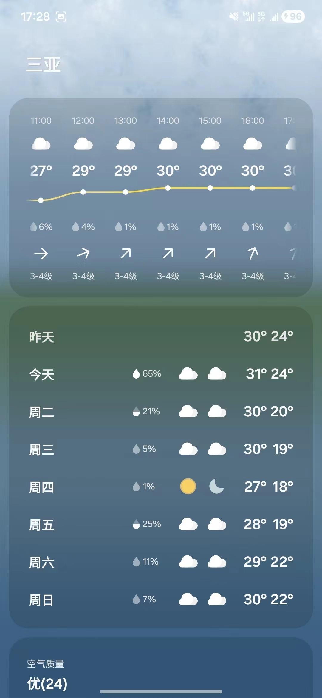 三星天气图2