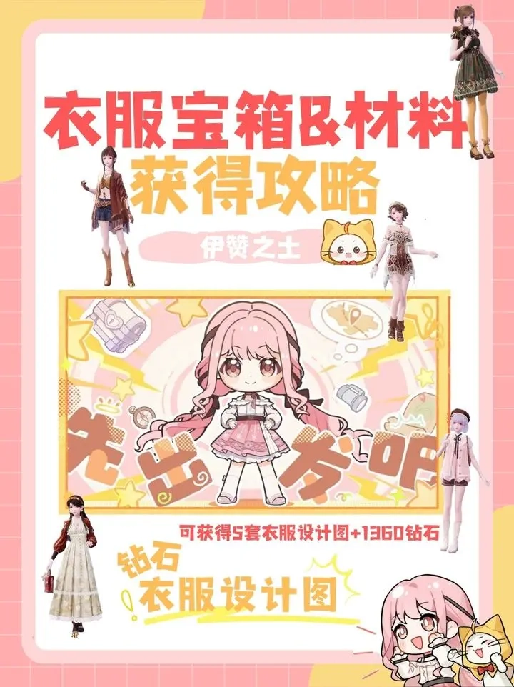 无限暖暖伊赞之土服装及材料获取指南