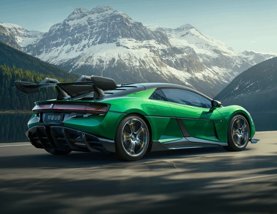 仰望U9推出专属纪念色“极境森林”售价188万元灵感汲取自纽北