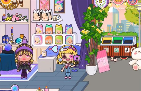 脸部彩绘店场景展示