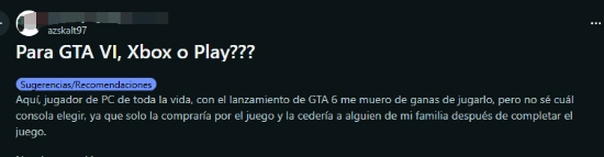 PC党们愁坏了！想玩《GTA6》，选PS5还是XSX成了难题