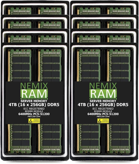 一块4TB容量的DDR5内存售价接近55万元，这个价格都足够购置一辆雪佛兰跑车了！