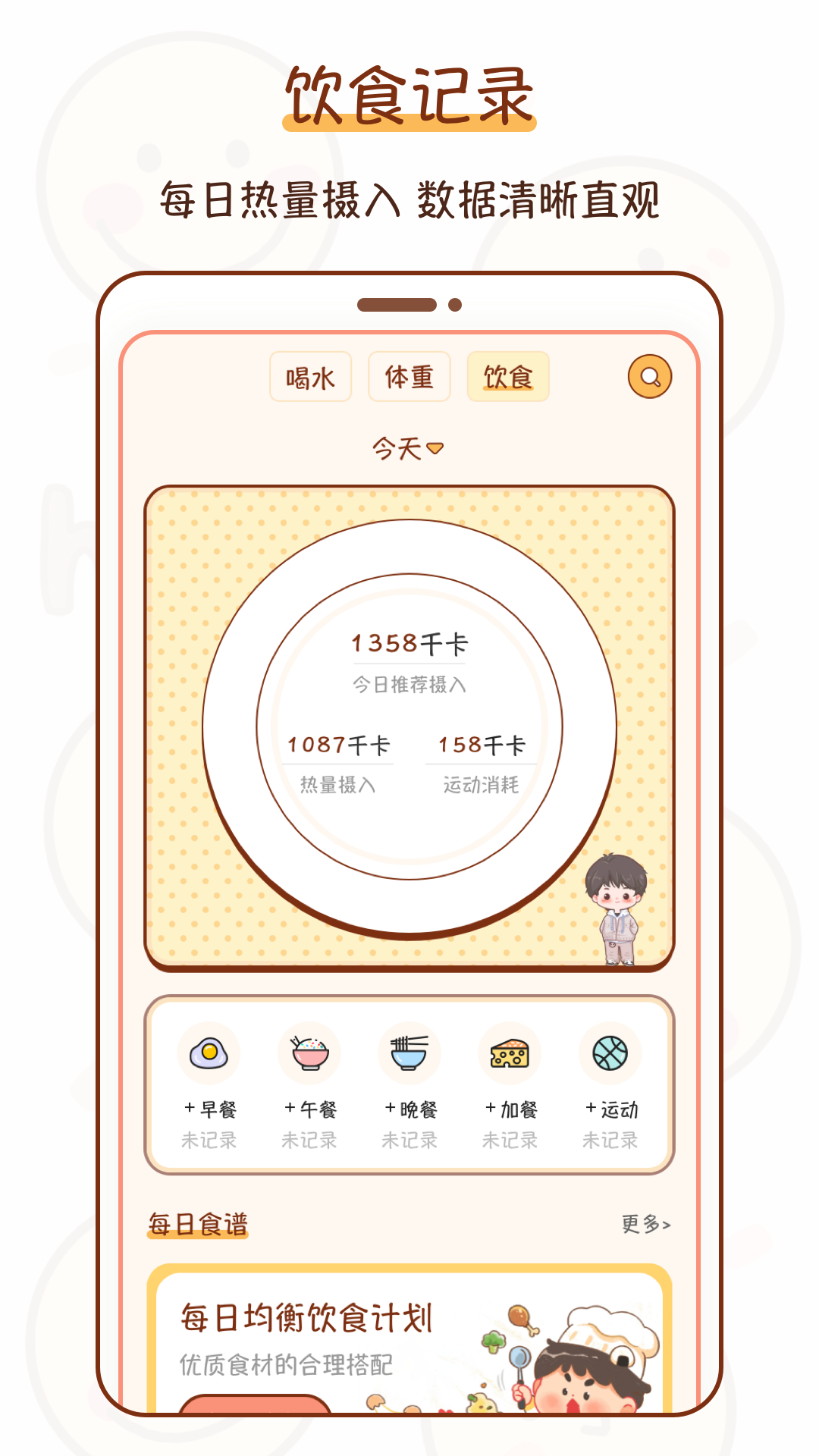 今日喝水提醒截图2