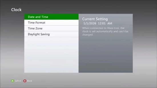 Xbox360系统时间卡住在今天不动了？别慌，解决方案已就位