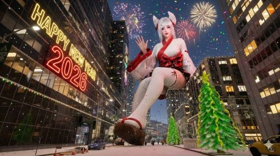 《女巨人游乐场》发布新年贺图
