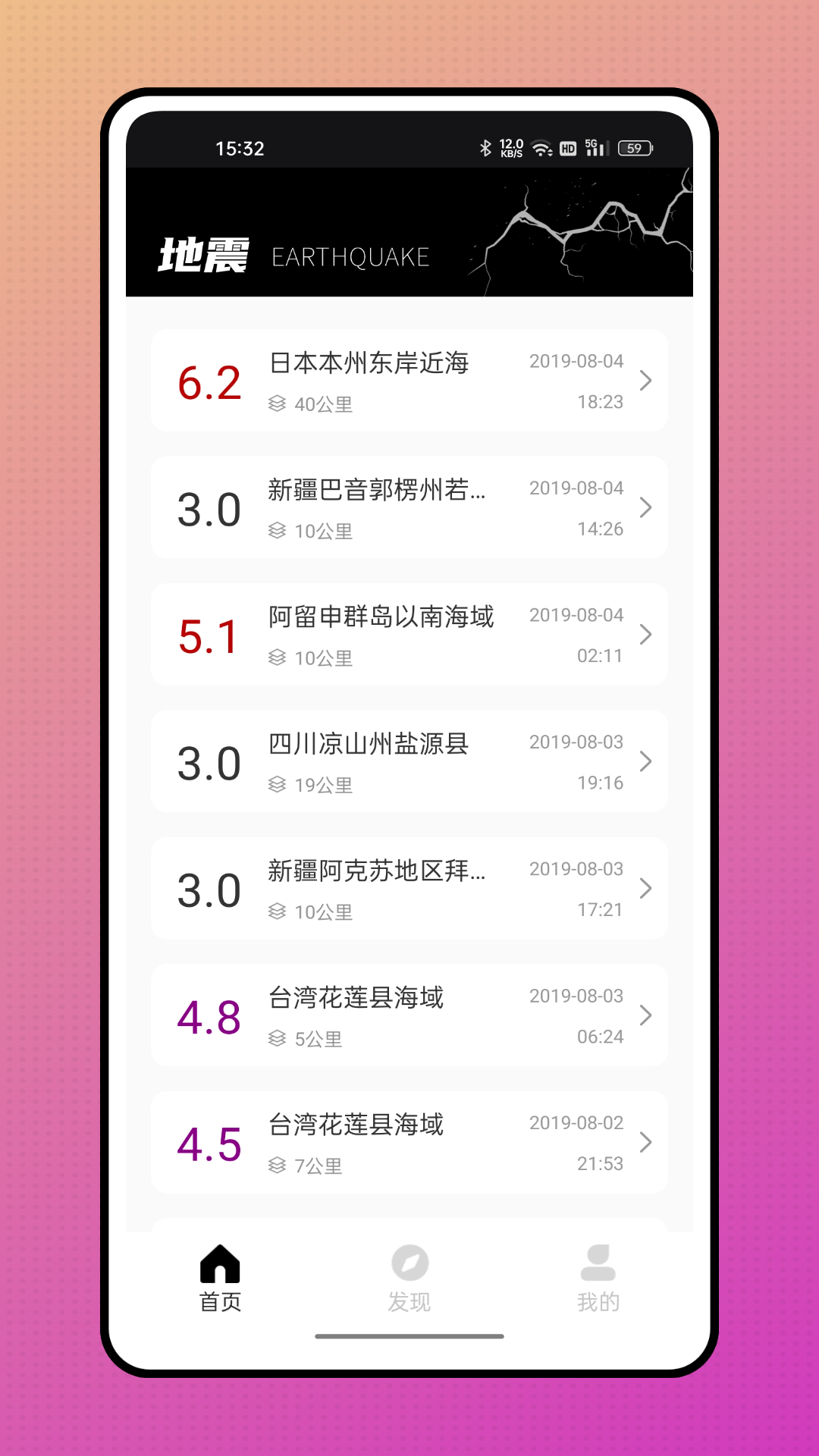 地震预报截图0