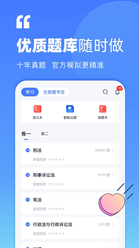 觉晓法考最新版图2