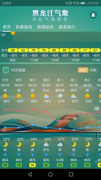 黑龙江气象天气预报安卓官方版图4