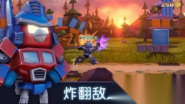 愤怒的小鸟变形金刚手机版