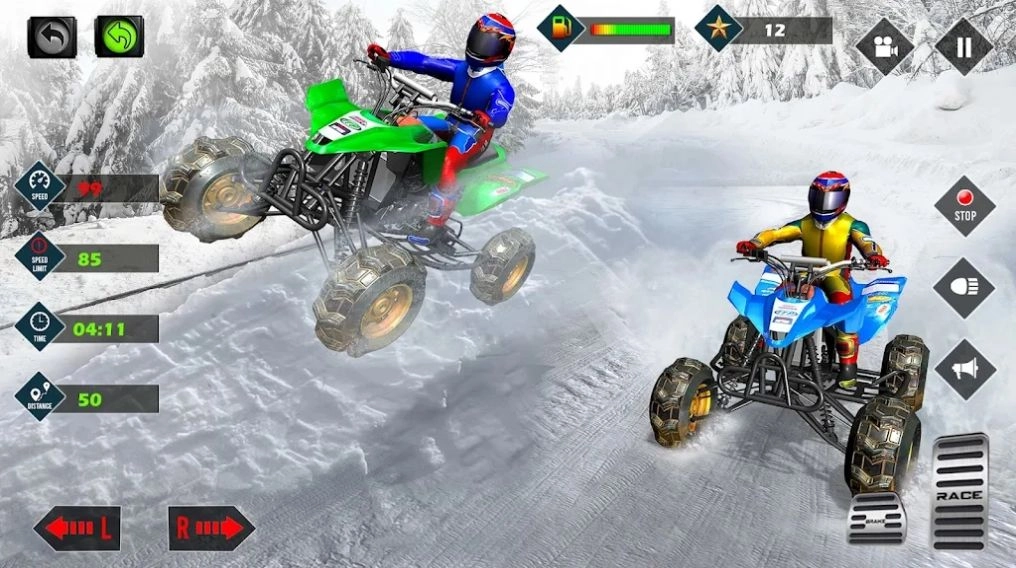 雪地摩托模拟器(Snowmobile Simulator Adventure)图1