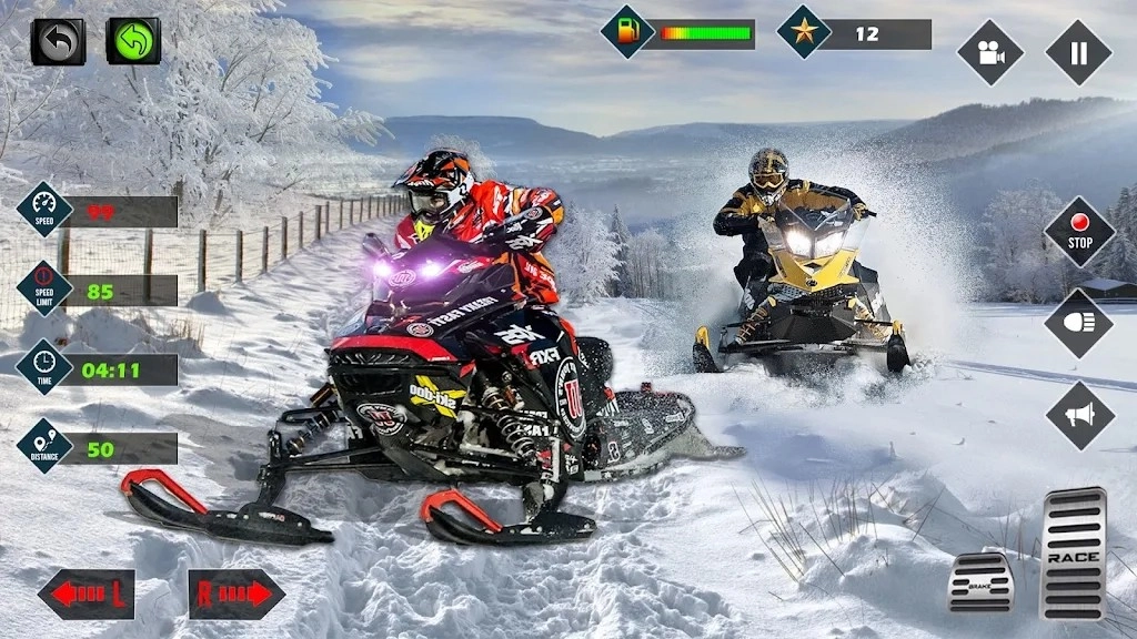 雪地摩托模拟器(Snowmobile Simulator Adventure)图2
