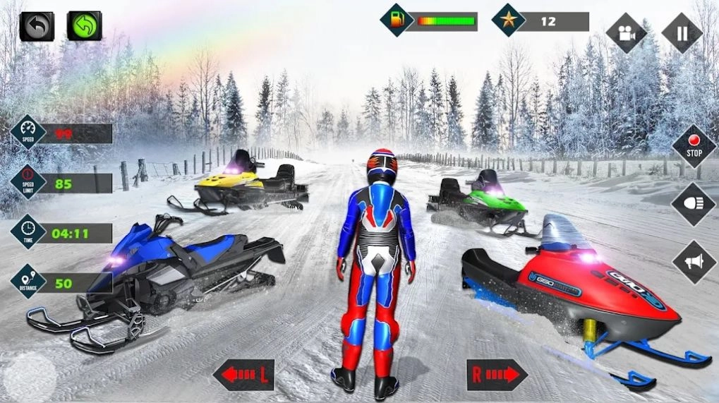 雪地摩托模拟器(Snowmobile Simulator Adventure)图3