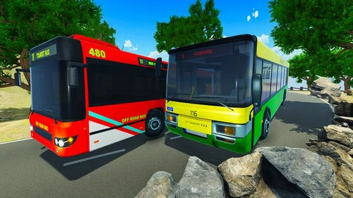 巴士驾驶山地巴士(Bus Driving Mountain Bus Games)(2)