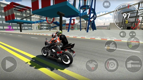 狂野飙车驾驶摩托手游版图1