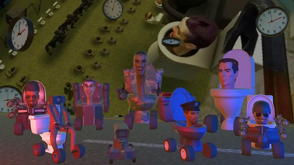 斯基比迪厕所漂移赛车(Skibidi Toilet Drift Racing)-图1