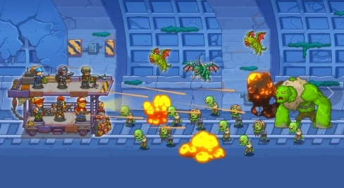 塔楼火车僵尸防御2D-图2