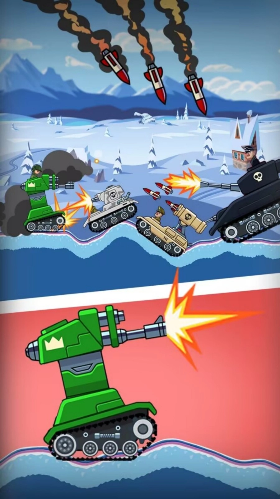 山地坦克战争手游直装版图1