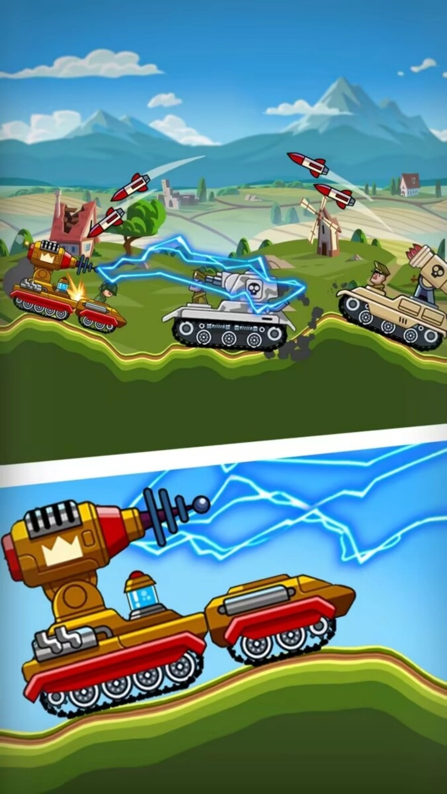 山地坦克战争手游直装版图2