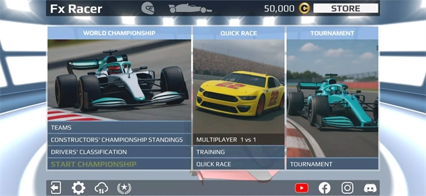 真实方程式赛车模拟(Fx Racer器)游戏官方版