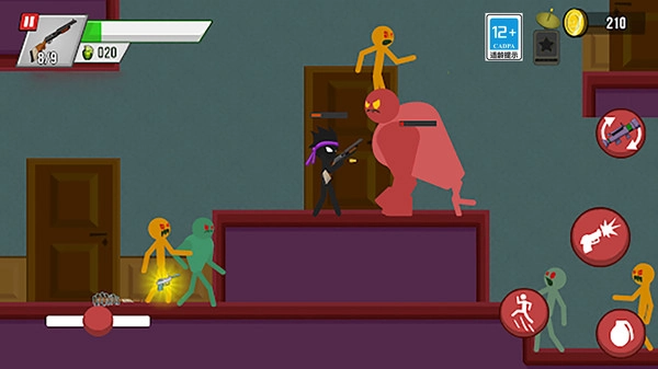 火柴人狂揍僵尸直装版