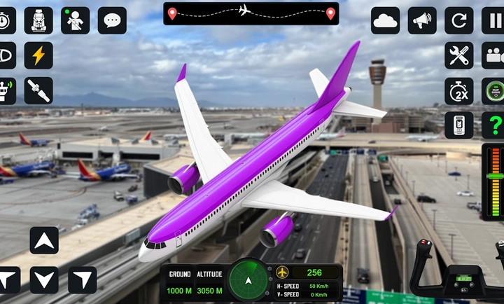 城市飞行员模拟器驾驶飞机(2)