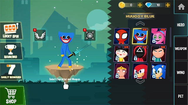 波比vs火柴人(Stickman Fighting Supreme)