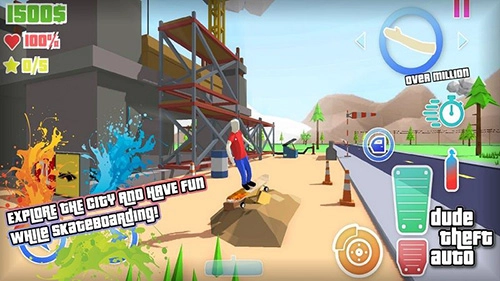 开放世界沙盒模拟器(Dude Theft Wars)