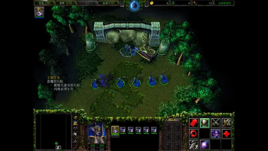 魔兽争霸3冰封王座雪地幸存者地图安卓免费版图3