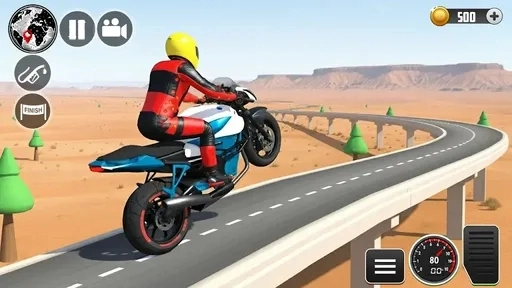 儿童摩托车特技比赛(Kids Motorbike Stunt Race Game)手游直装版