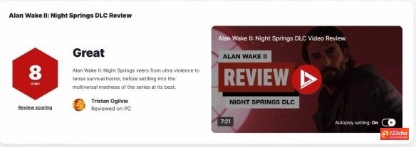 心灵杀手2dlc夜泉镇ign评分介绍