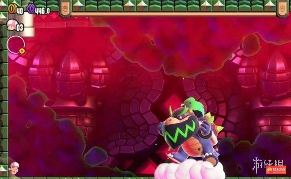 超级马里奥惊奇酷霸王JR怎么打