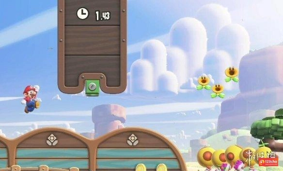 超级马里奥惊奇花毛毛赛跑怎么取胜