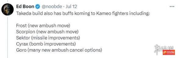 NetherRealm老板透露《真人快打1》更新内容/重大改进