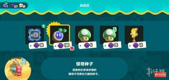 超级马里奥惊奇杂货店买什么
