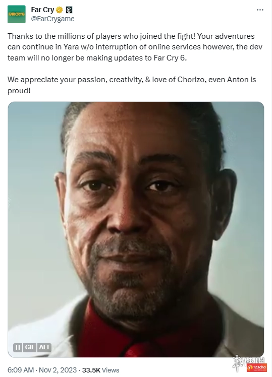 育碧宣布《孤岛惊魂6》停止更新！在线服务仍会保留 《孤岛惊魂6》停止更新  《孤岛惊魂7》爆料