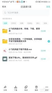 小飞机网盘应用怎样把链接分享给好友