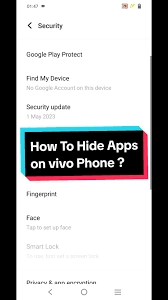 怎样隐藏vivo手机里的软件，避免被他人发现