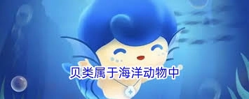 贝类是不是属于海洋动物这一类呢？