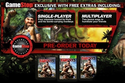 《孤岛惊魂3》含血腥内容的预告片截图