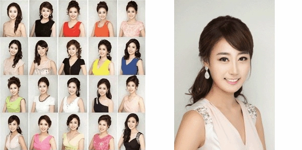 韩国小姐选美比赛被网友调侃选手们长相雷同