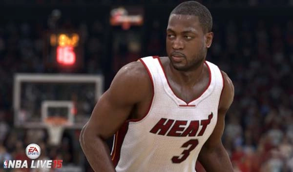 NBALIVE15最新游戏画面曝光细腻画质可与2K系列媲美