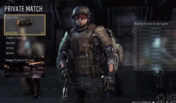 《使命召唤11：高级战争》最新多人模式实机演示