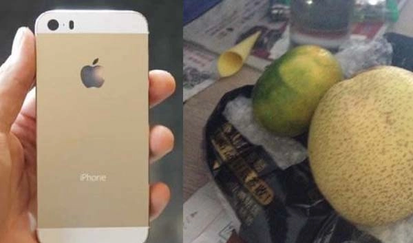 苹果5S寄出后竟变成梨和桔子小偷的脑洞简直突破天际