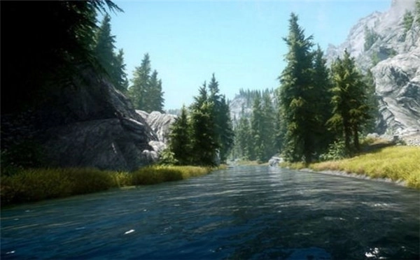 《上古卷轴5：天际》自然环境MOD截图流出画面绝美如诗如画！