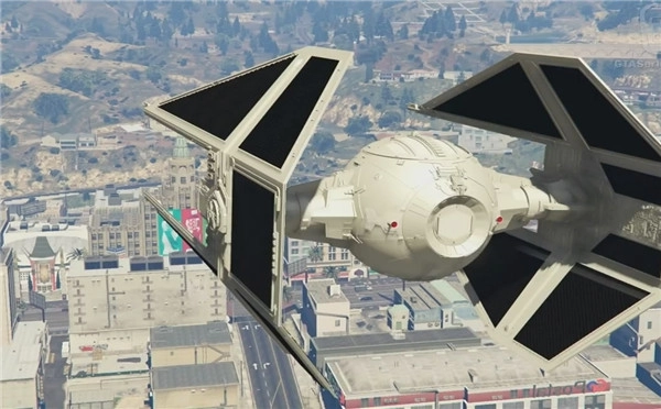 《GTA5》“星球大战”模组演示：R星大洛都惊现乱入场面